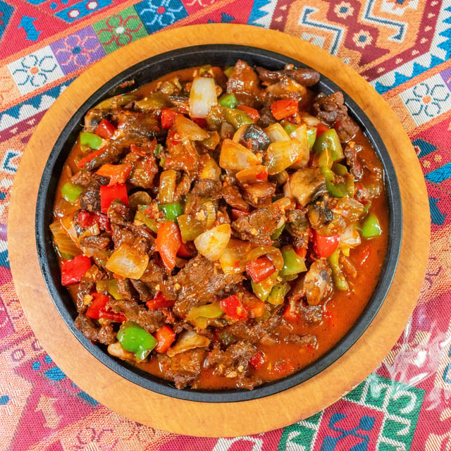 Sizzling Beef.