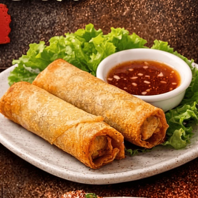 Fried Egg Roll.